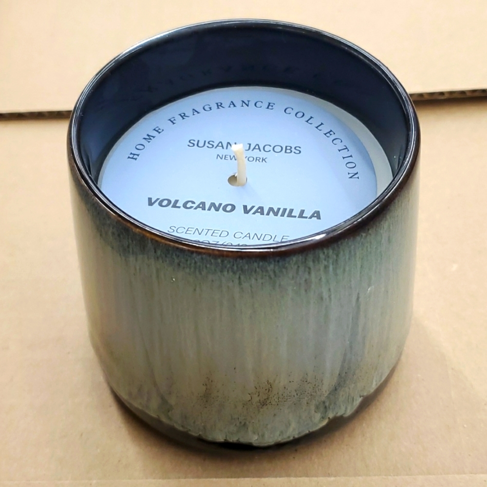Susan Jacobs Volcano Vanilla candle 8.8 oz New